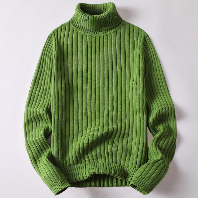 Rollkragenpullover aus Merinowolle