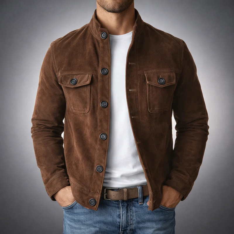 Exklusive Wildlederjacke
