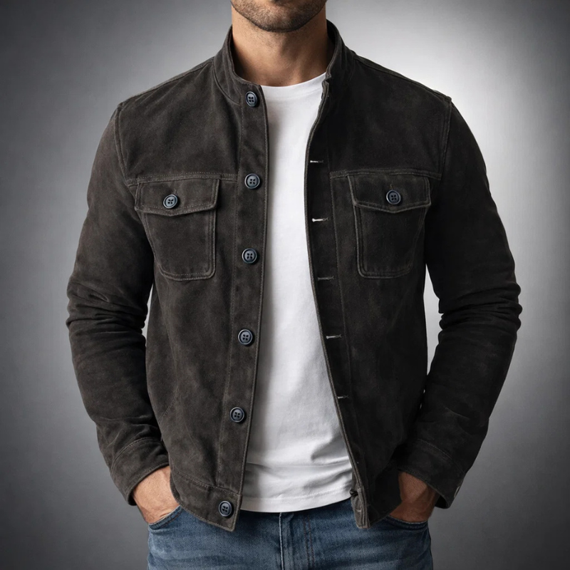Exklusive Wildlederjacke