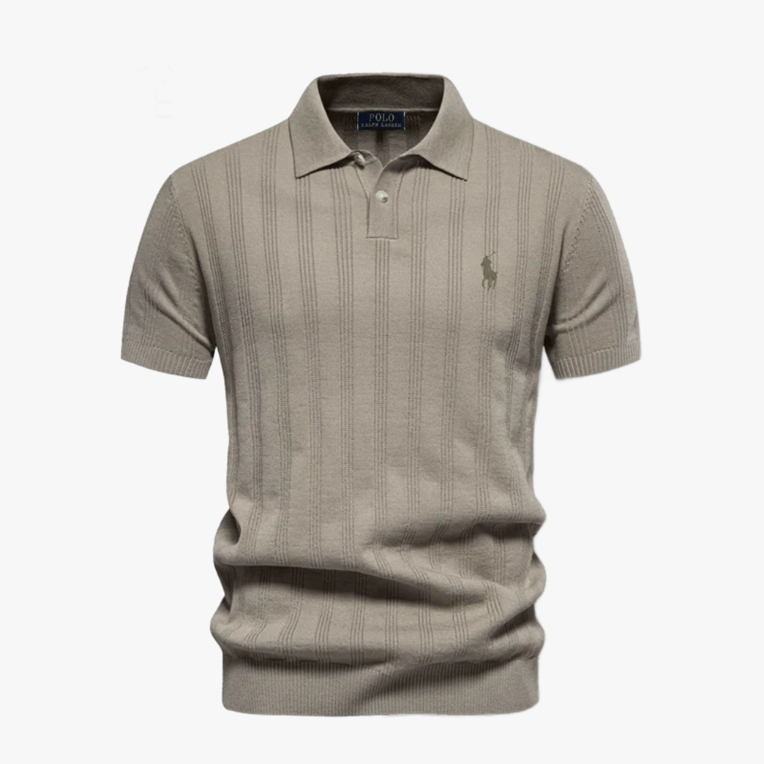 R&L™ structured tricot polo shirt
