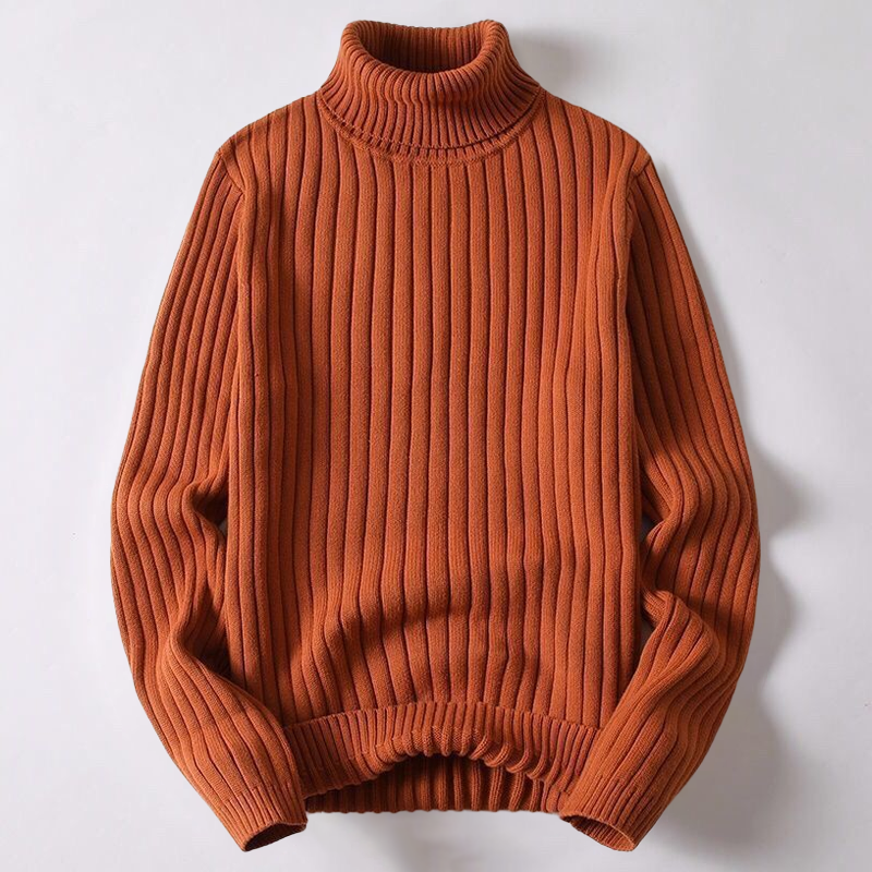 Rollkragenpullover aus Merinowolle