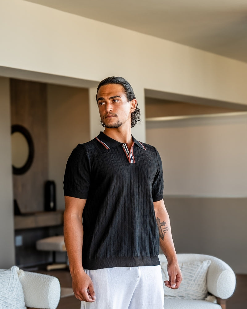 The Ashford knitted polo
