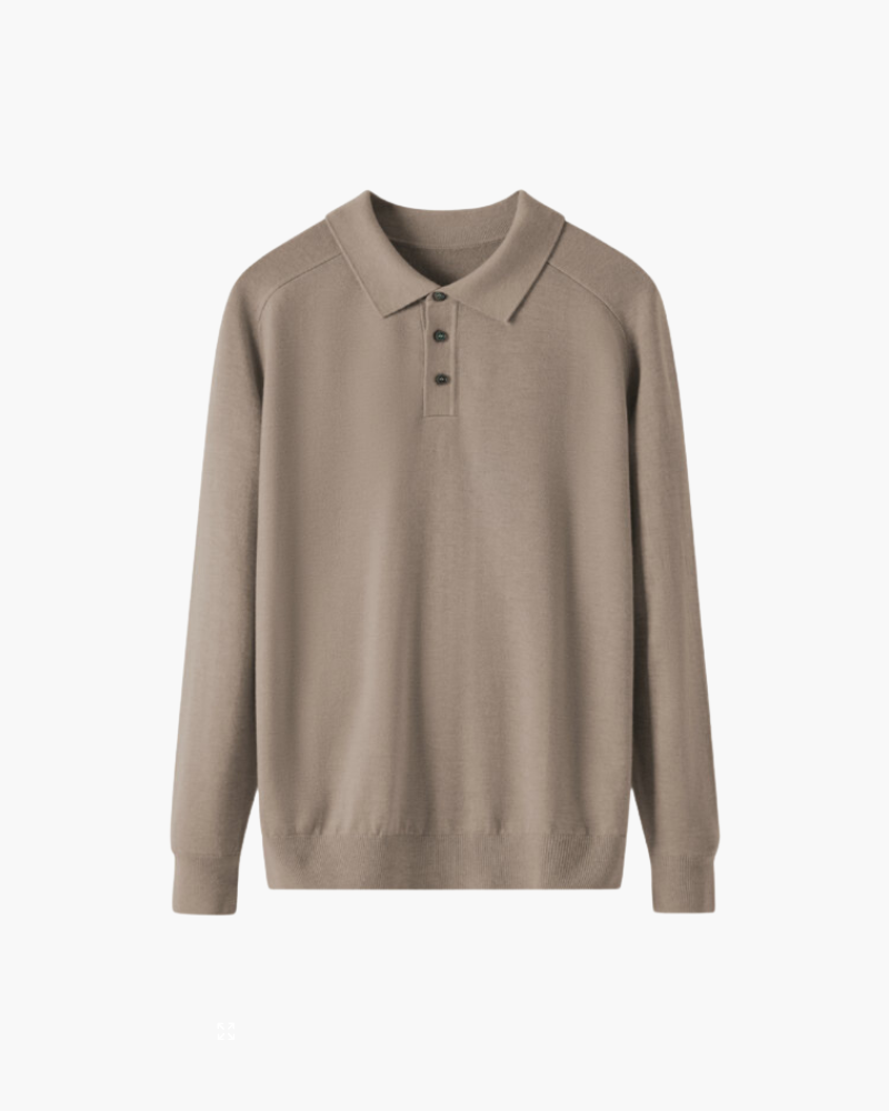 Polo made from 100% premium wool