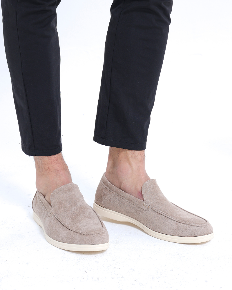 Suede loafer