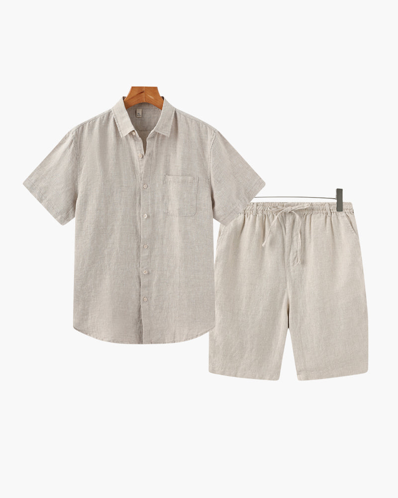 Linen set (with shorts)