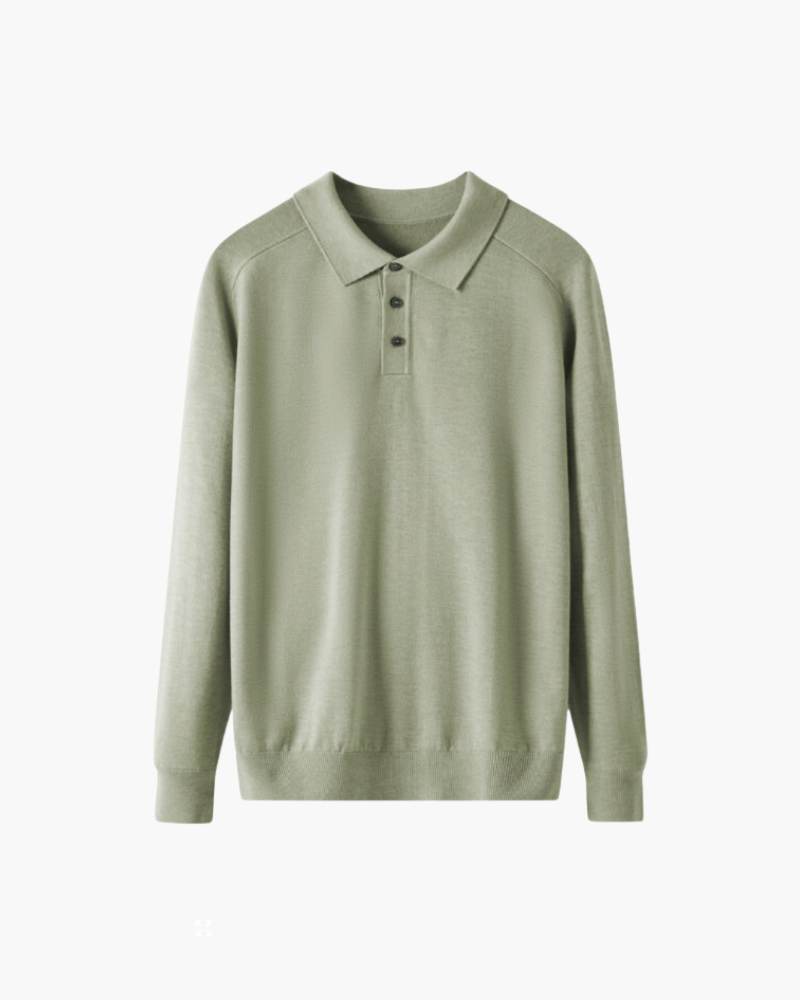 Polo made from 100% premium wool