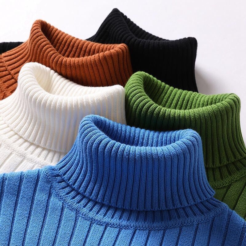 Rollkragenpullover aus Merinowolle
