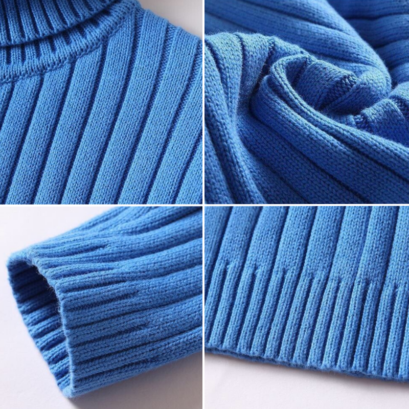Rollkragenpullover aus Merinowolle