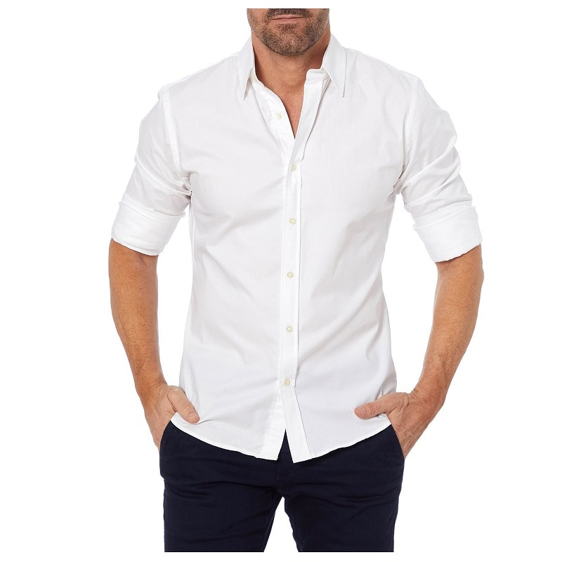 Slim-fit shirt with special zip fastening
