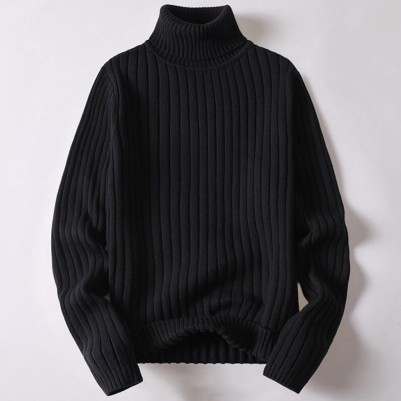 Rollkragenpullover aus Merinowolle
