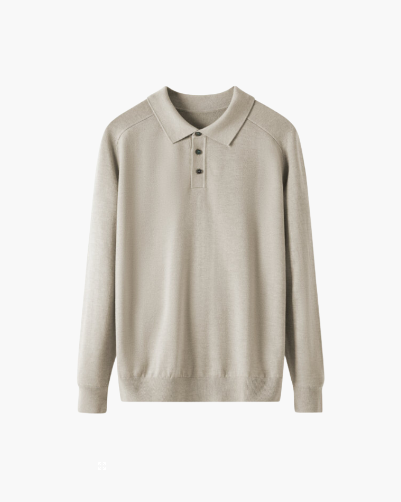 Polo made from 100% premium wool