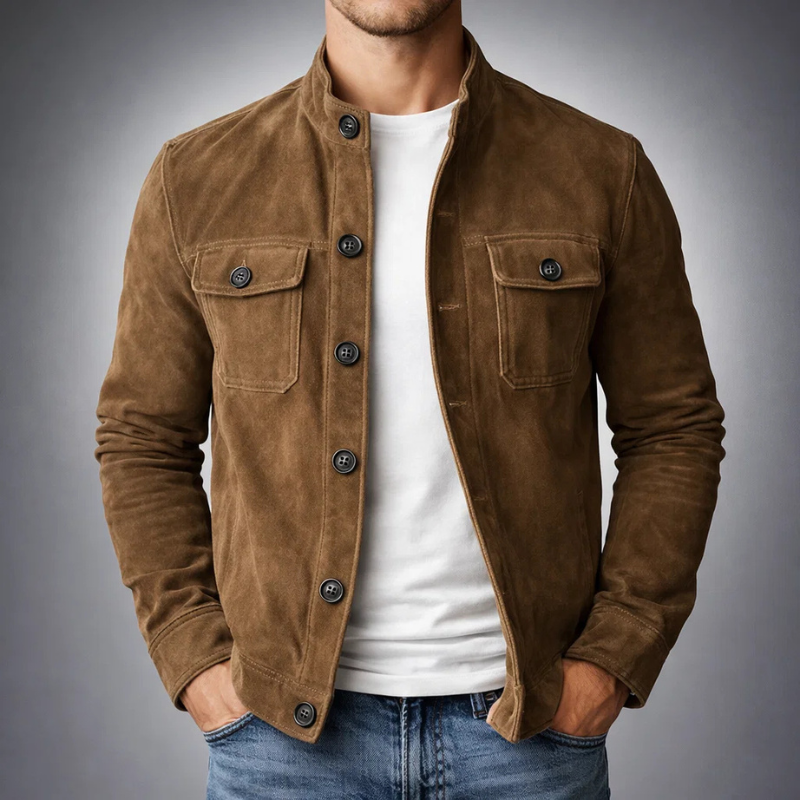 Exklusive Wildlederjacke