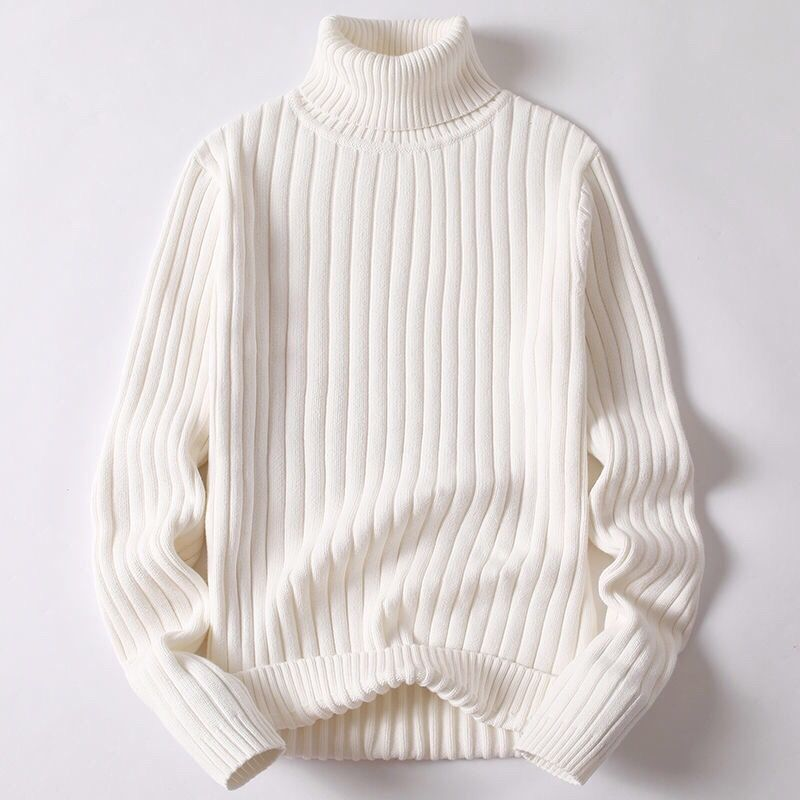 Rollkragenpullover aus Merinowolle