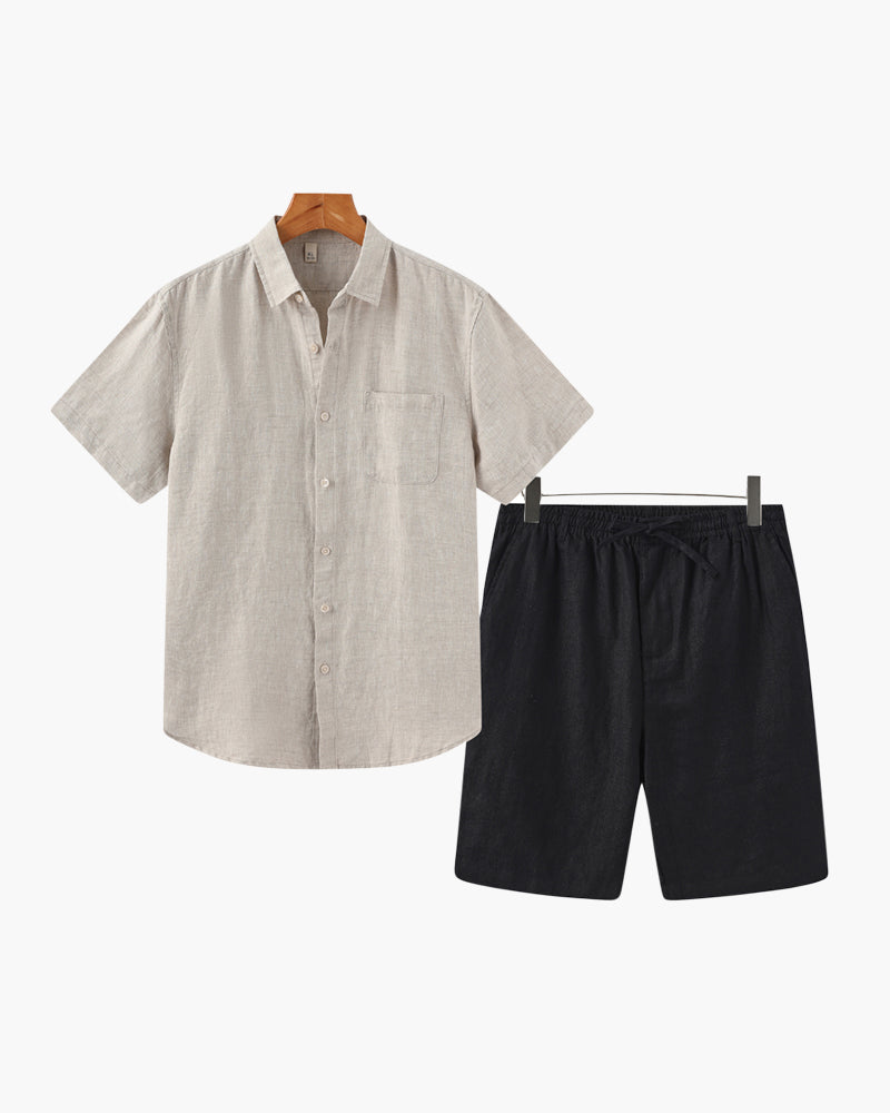 Linen set (with shorts)