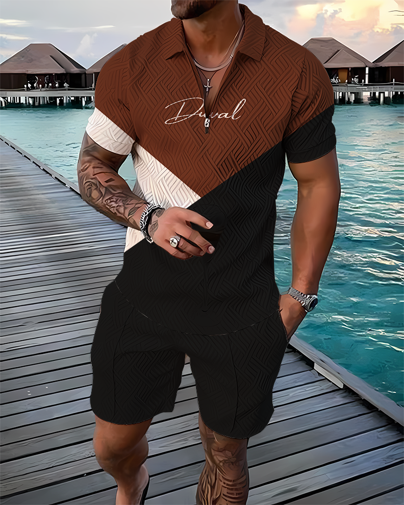 Vanguard Polo-Shirt und Shorts Set