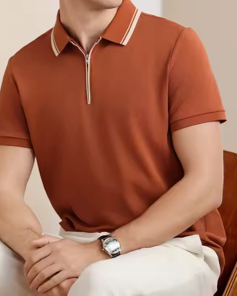 The Ridgeway polo shirt with zip