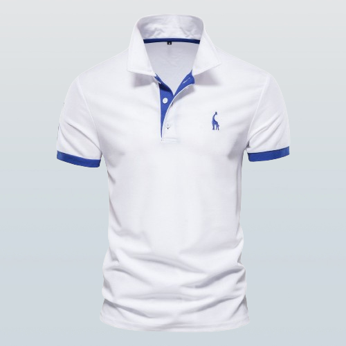 Lukas cotton polo shirt for sporty-casual looks