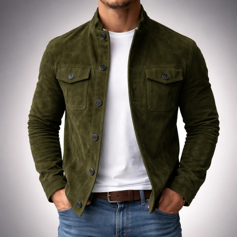 Exklusive Wildlederjacke