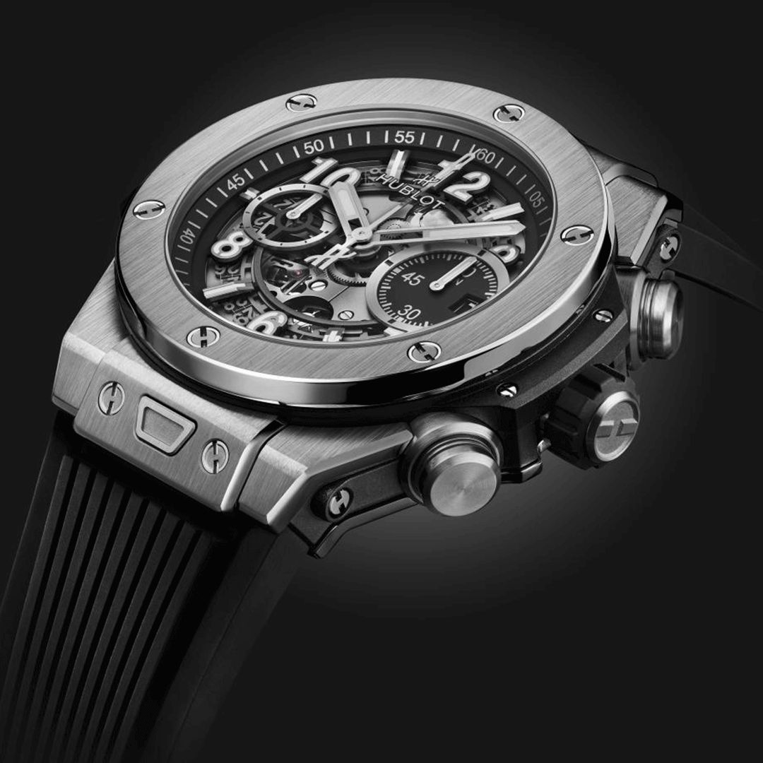 Big Bang Unico Silver Black 44mm
