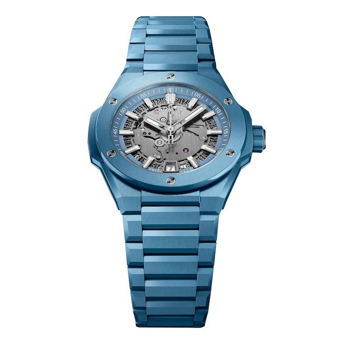 Bang UNICO Integrated Time Only Sky Blue Ceramic 42mm