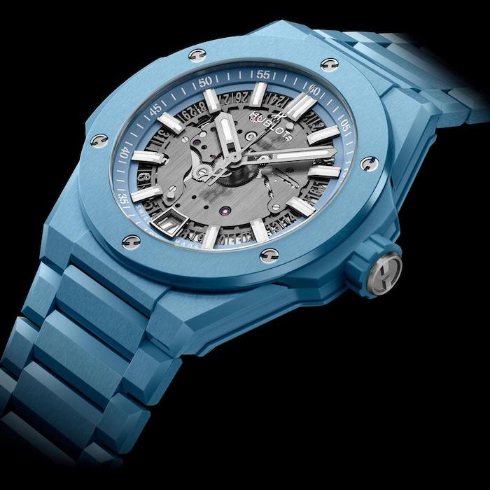 Bang UNICO Integrated Time Only Sky Blue Ceramic 42mm