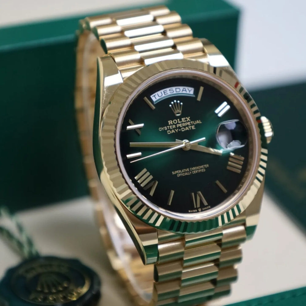 Day-Date 228238 “Green Ombre”