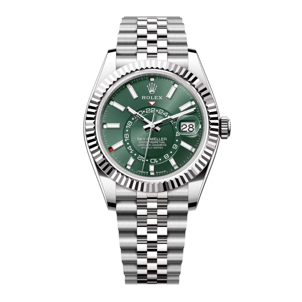 RLX Sky-Dweller with Green Dial 336934-0001