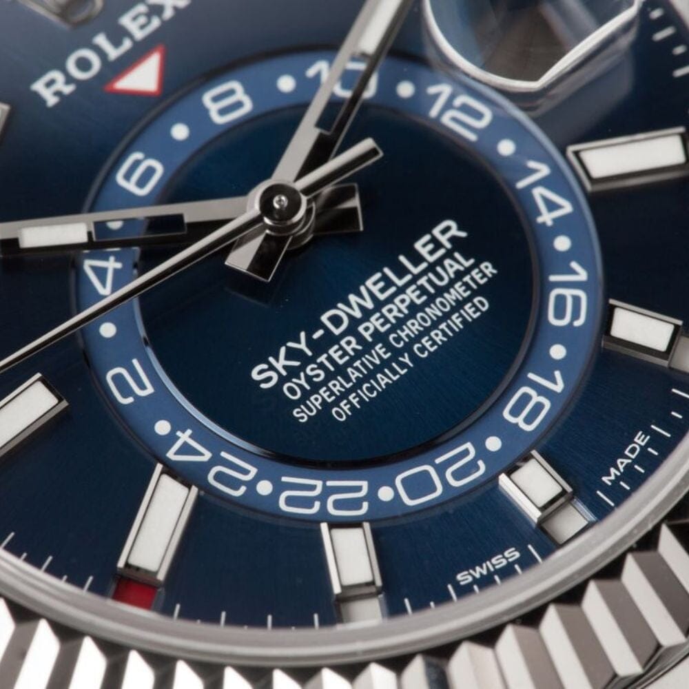 RLX Sky-Dweller "blaues Zifferblatt" 326934-0003