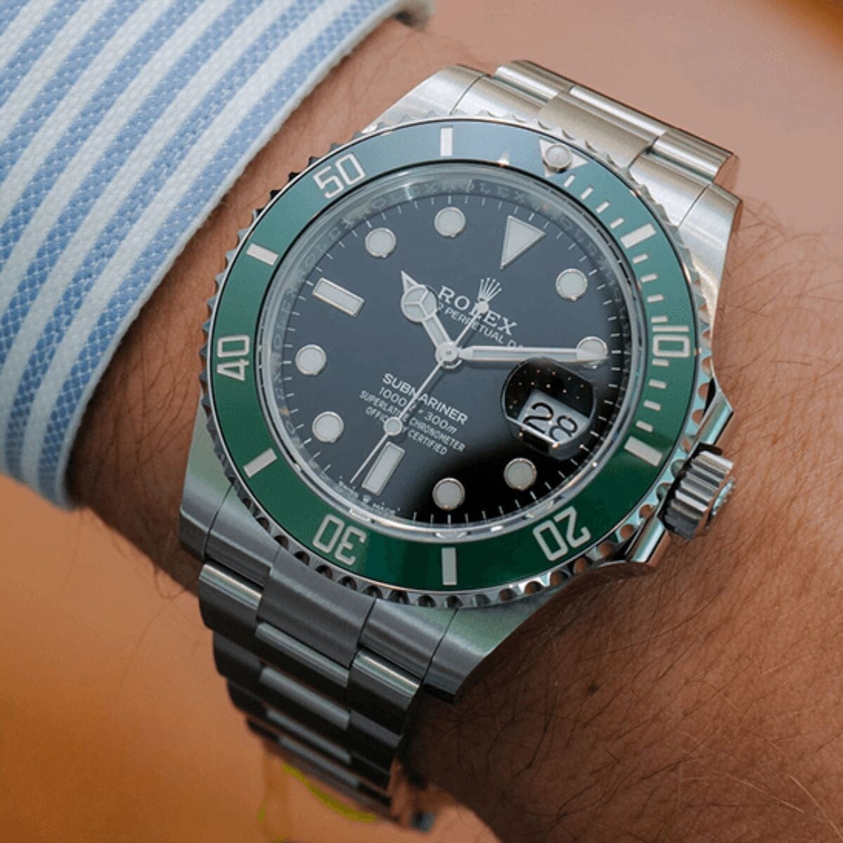 RLX Submariner 126610LV “Kermit” Men's Wristwatch
