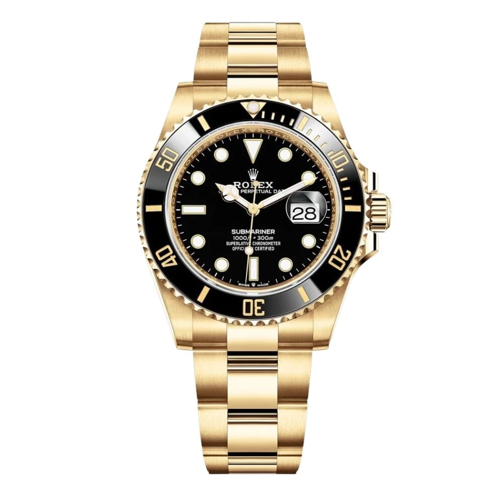 RLX Submariner Date 126618ln-0002 Yellow Gold with Black Dial