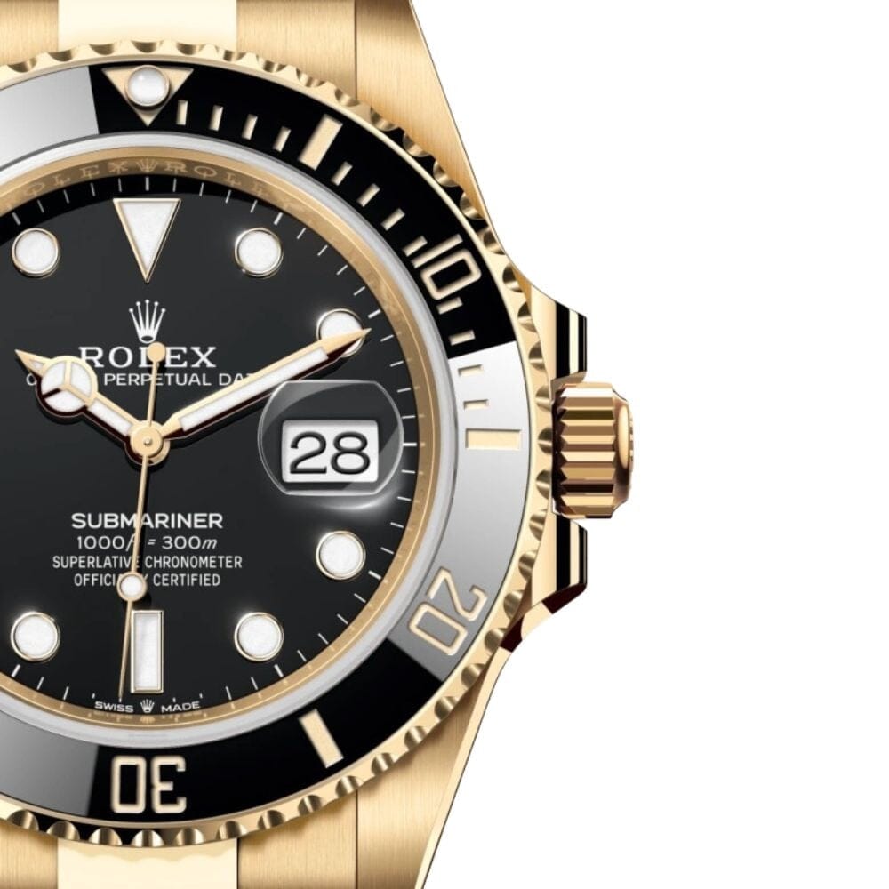 RLX Submariner Date 126618ln-0002 Yellow Gold with Black Dial