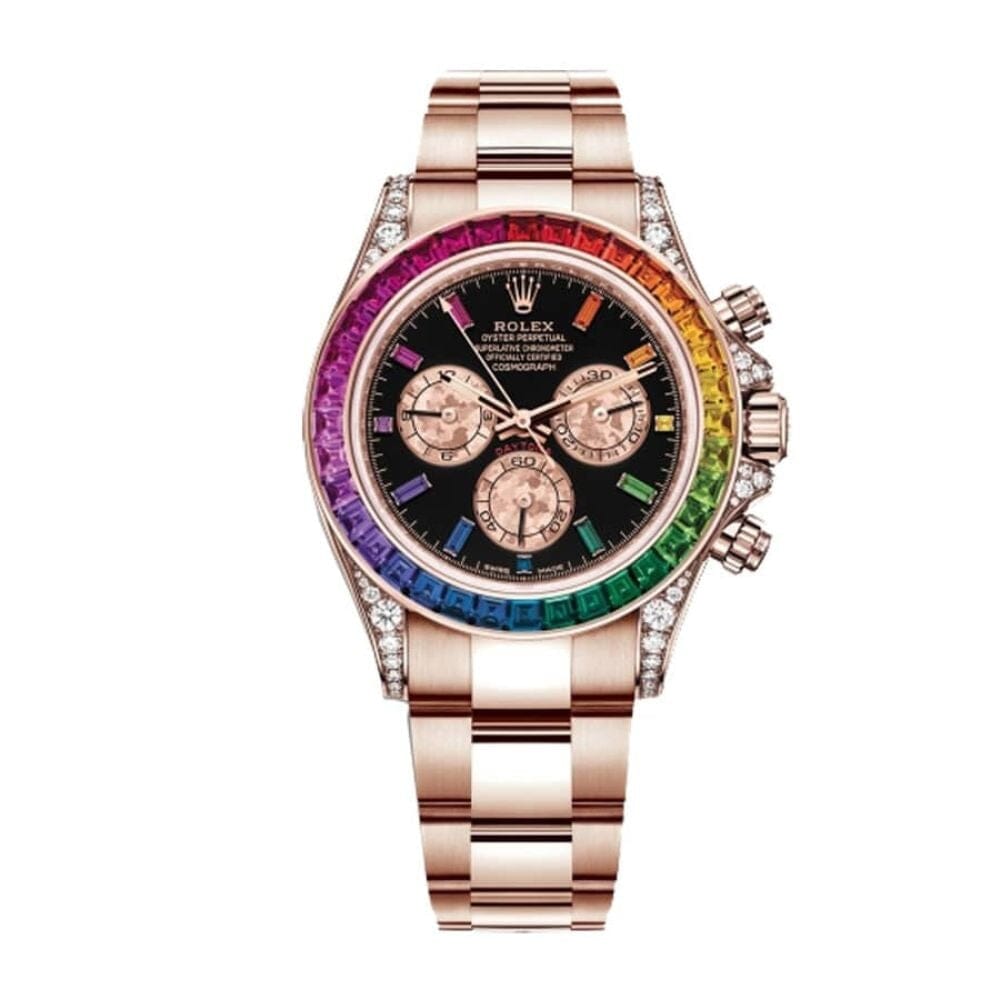 RLX Cosmograph Daytona 116595 RBOW-0001 - Rainbow Rose Gold Luxury Watch