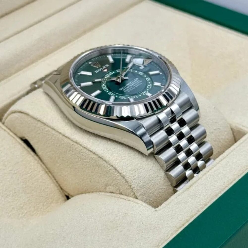 RLX Sky-Dweller with Green Dial 336934-0001